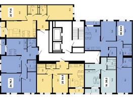 Продается 2-комнатная квартира ЖК Норд-Премьер, корпус 17, 71.6  м², 9308000 рублей