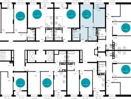 Продается 2-комнатная квартира ЖК 1799, литера 2.3, 43.51  м², 9567849 рублей