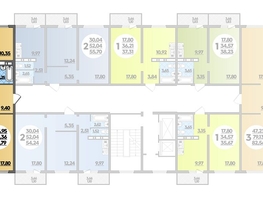 Продается 3-комнатная квартира ЖК Суворовский, литера 5, 81.79  м², 8705078 рублей