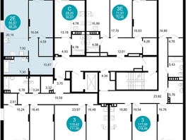 Продается 2-комнатная квартира ЖК 1799, литера 2.3, 68.26  м², 11877240 рублей