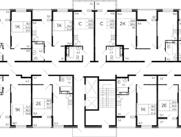 Продается 1-комнатная квартира ЖК Флора, литера 2.1, 36.8  м², 4820800 рублей