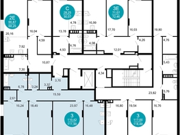 Продается 3-комнатная квартира ЖК 1799, литера 2.3, 111.9  м², 18676110 рублей