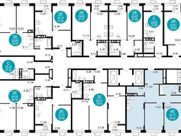 Продается 3-комнатная квартира ЖК 1799, литера 2.1, 92.01  м², 16258167 рублей