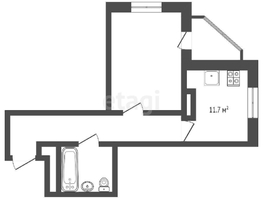 Продается 1-комнатная квартира Скачкова ул, 43  м², 4600000 рублей