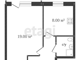 Продается 1-комнатная квартира Тельмана ул, 40  м², 6850000 рублей