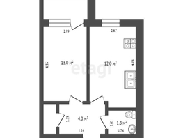 Продается 1-комнатная квартира Обсерваторная ул, 38.3  м², 3800000 рублей