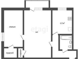 Продается 2-комнатная квартира Новаторов ул, 44.6  м², 4400000 рублей