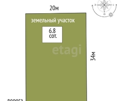 Продается Участок ИЖС Дружбы народов ул, 6.8  сот., 1815000 рублей