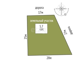 Продается Участок ИЖС Дружбы народов ул, 5.7  сот., 1715000 рублей