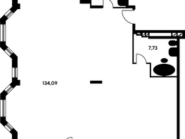 Продается 4-комнатная квартира ЖК Пушкин, 148.1  м², 41160000 рублей