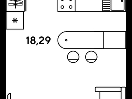 Продается Студия ЖК Малина Парк, дом 2, 24.34  м², 6200000 рублей