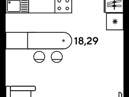 Продается Студия ЖК Малина Парк, дом 2, 24.24  м², 3510000 рублей