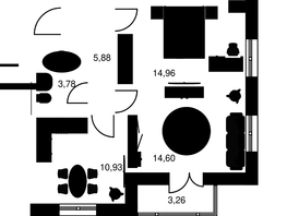 Продается 2-комнатная квартира ЖК Культура, дом 2, 53.41  м², 9870000 рублей