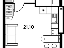 Продается Студия ЖК Сезоны, 33.35  м², 4840300 рублей