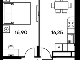 Продается Студия ЖК Сезоны, 33.3  м², 4260000 рублей