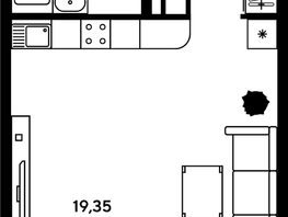 Продается Студия ЖК Гринсайд, 3.1-3.4, 30.36  м², 7110000 рублей