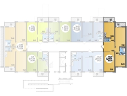 Продается 3-комнатная квартира ЖК Суворовский, литера 01, 82.58  м², 6994526 рублей