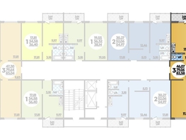 Продается 3-комнатная квартира ЖК Суворовский, литера 01, 82.58  м², 7027558 рублей