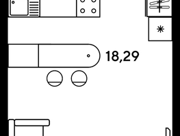 Продается Студия ЖК Малина Парк, дом 1, 24.13  м², 4740000 рублей