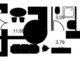 Продается Студия ЖК Культура, дом 2, 22.04  м², 6870000 рублей