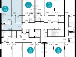 Продается 2-комнатная квартира ЖК 1799, литера 2.3, 68.21  м², 12209590 рублей