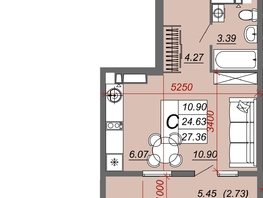 Продается Студия ЖК Frame (Фрейм), 11В, 27.35  м², 5784525 рублей