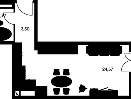 Продается Студия ЖК Культура, дом 1, 35.52  м², 7040000 рублей