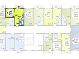 Продается Студия ЖК Платовский, литер 13, 27.52  м², 4136256 рублей