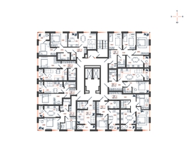 Продается 2-комнатная квартира ЖК Темп, дом 2, 48.43  м², 5315930 рублей