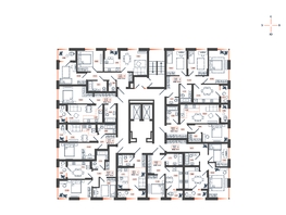Продается 2-комнатная квартира ЖК Темп, дом 2, 60.33  м², 6358800 рублей