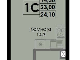 Продается Студия ЖК Botanika (Ботаника), дом 1, 24.1  м², 3916250 рублей