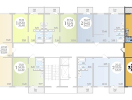 Продается 3-комнатная квартира ЖК Суворовский, литера 1, 82.58  м², 8340580 рублей