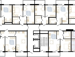 Продается 3-комнатная квартира ЖК Вместе, литера 1, 77.58  м², 15702192 рублей