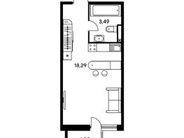 Продается Студия ЖК Малина Парк, дом 2, 24.19  м², 3790000 рублей