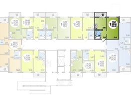 Продается 1-комнатная квартира ЖК Суворовский, литера 1, 36.4  м², 4455360 рублей