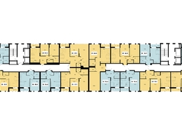 Продается 2-комнатная квартира ЖК Норд-Премьер, корпус 17, 57.1  м², 7480100 рублей