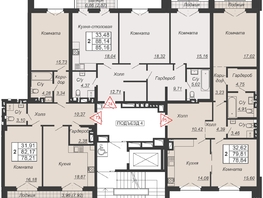 Продается 2-комнатная квартира ЖК Дом-резиденция Собрание, 85.16 м², 46838000 рублей