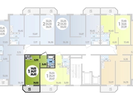 Продается Студия ЖК Суворовский, литера 23, 26.2  м², 3612980 рублей