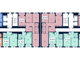 Продается 1-комнатная квартира ЖК Норд-Премьер, корпус 19, 36.4 м², 5205200 рублей