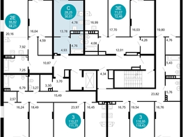 Продается 1-комнатная квартира ЖК 1799, литера 2.3, 30.07  м², 7857434 рублей