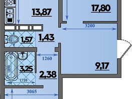 Продается 2-комнатная квартира ЖК Суворовский, литера 6, 64.53  м², 7433856 рублей