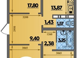 Продается 3-комнатная квартира ЖК Суворовский, литера 6, 82.56  м², 9155904 рублей
