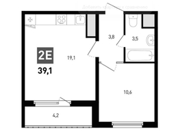 Продается 2-комнатная квартира ЖК Левенцовка Парк, литер 8.1, 40 м², 6500000 рублей