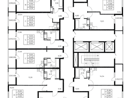 Продается 1-комнатная квартира ЖК Звезда Столицы 2, 45.15 м², 7494900 рублей