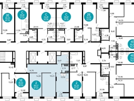 Продается 2-комнатная квартира ЖК 1799, литера 2.1, 67.81 м², 11335369 рублей