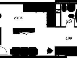 Продается Студия ЖК Культура, дом 1, 36.09  м², 6300000 рублей