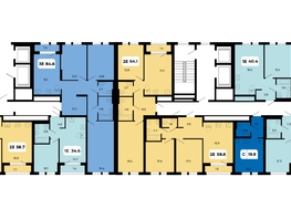Продается 2-комнатная квартира ЖК Норд-Премьер, корпус 18, 56.2  м², 7643200 рублей