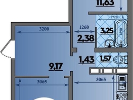 Продается 2-комнатная квартира ЖК Суворовский, литера 6, 64.53 м², 7575822 рублей