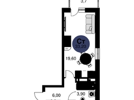Продается Студия ЖК Сезоны, 31.15  м², 4610000 рублей