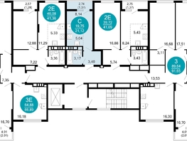 Продается 1-комнатная квартира ЖК 1799, литера 1.1, 21.12  м², 6172392 рублей